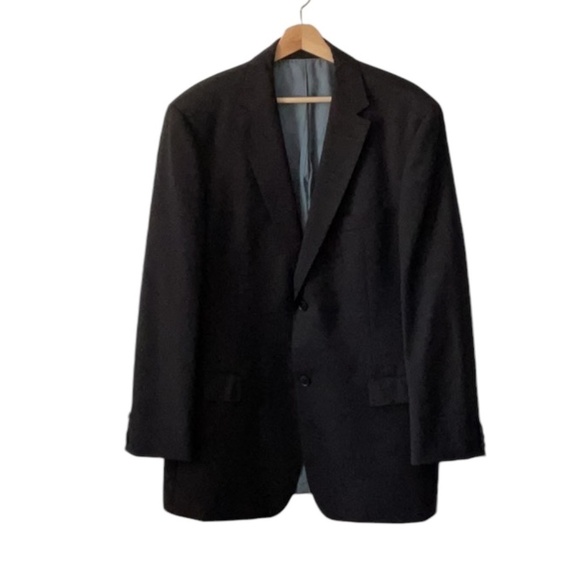 Boss Hugo Boss Bertolucci Movie Vintage Wool Pinstripes Jacket, size 54 - Picture 1 of 13